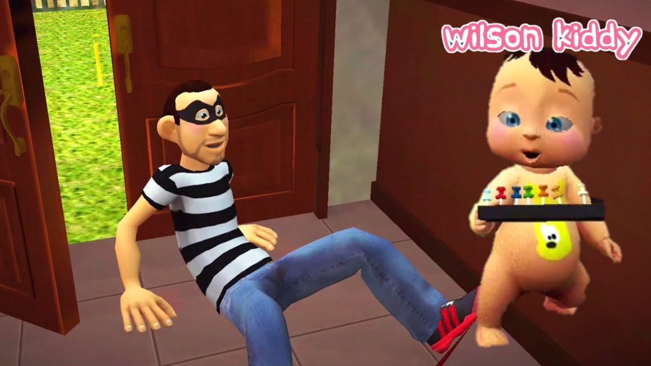 B4yi Sultan Up1n Misi Melawan Pencuri 😱😲 | Mother Simulator | Game Wilson Kiddy