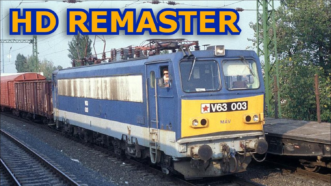 Ganz mozdonyok és motorkocsik 1.rész (HD UPSCALE)