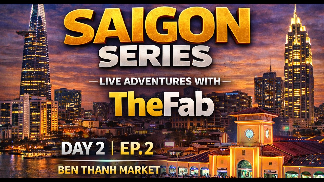 Saigon Day 2 🇻🇳 Ben Thanh Market LIVE 🗣️ EN/ES #saigon #vietnam #irl #live #travel #TheFab #asia
