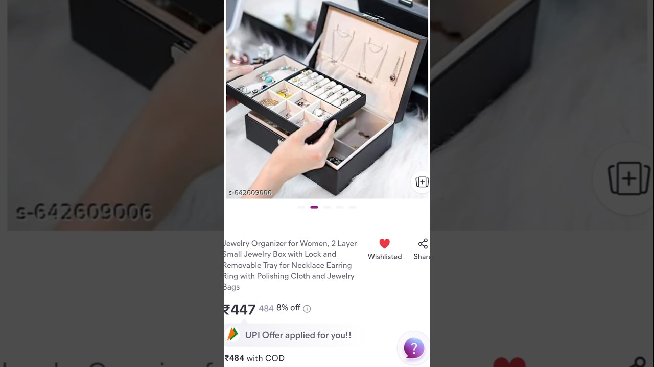 Best Jewellery Organizer Box 💎”