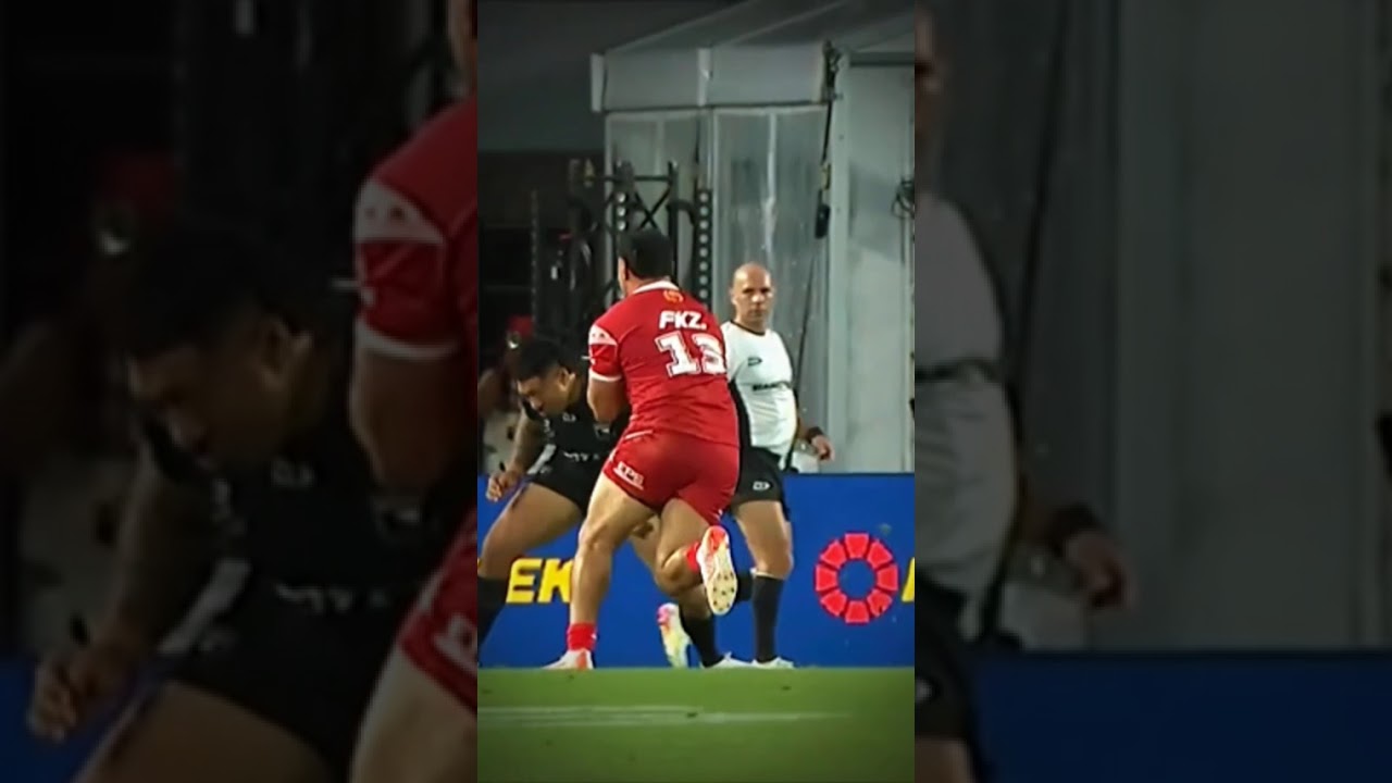 Moses Leota DESTROYS Jason Taumalolo! | Massive Hit – Tonga vs New Zealand Pacific Test 2025