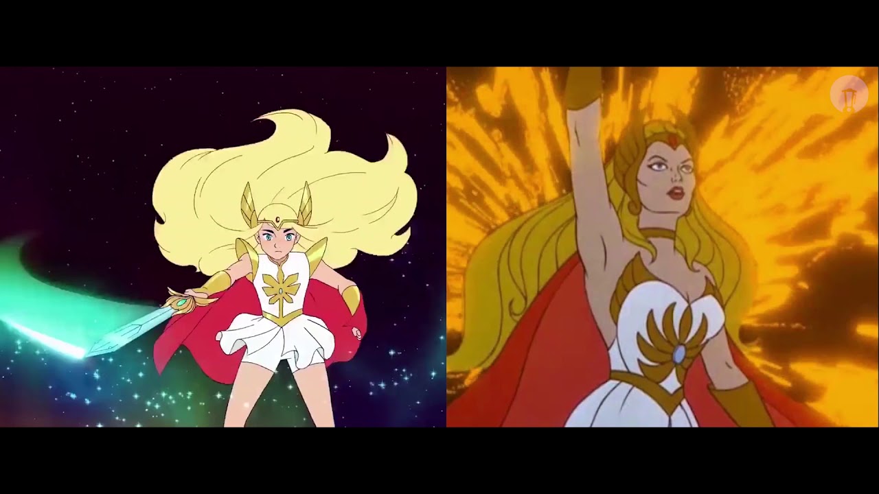 She-ra Netflix Teaser Trailer Old vs New Side by Side