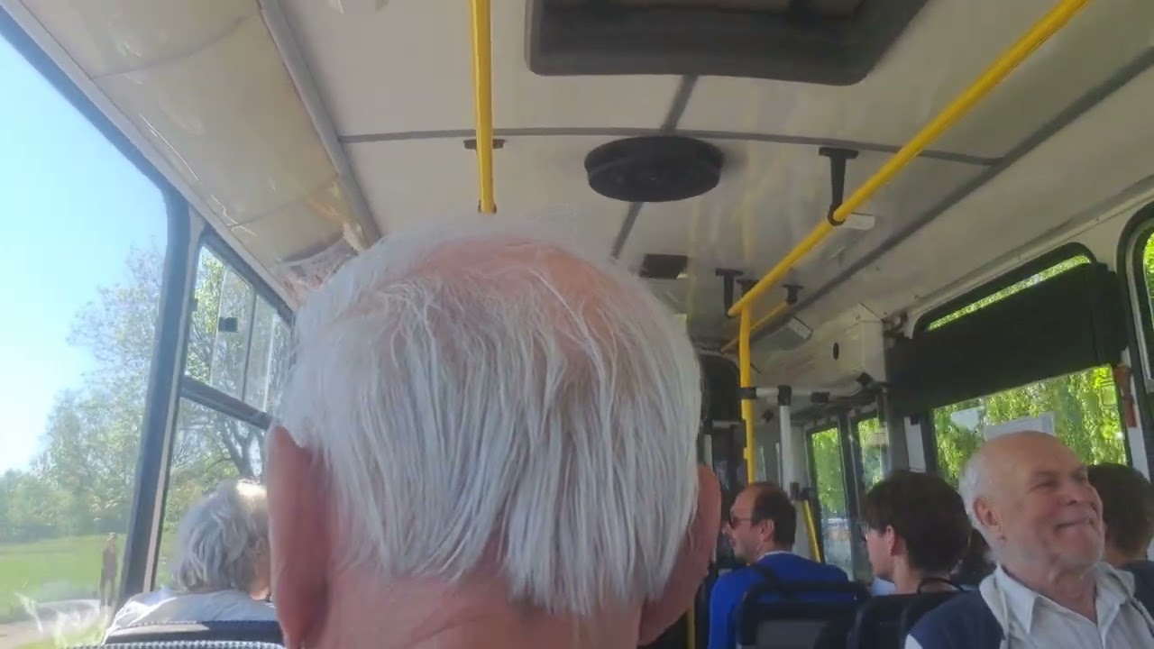 Jízda trolejbusem Škoda 15TrM 50 v Českých Budějovicích