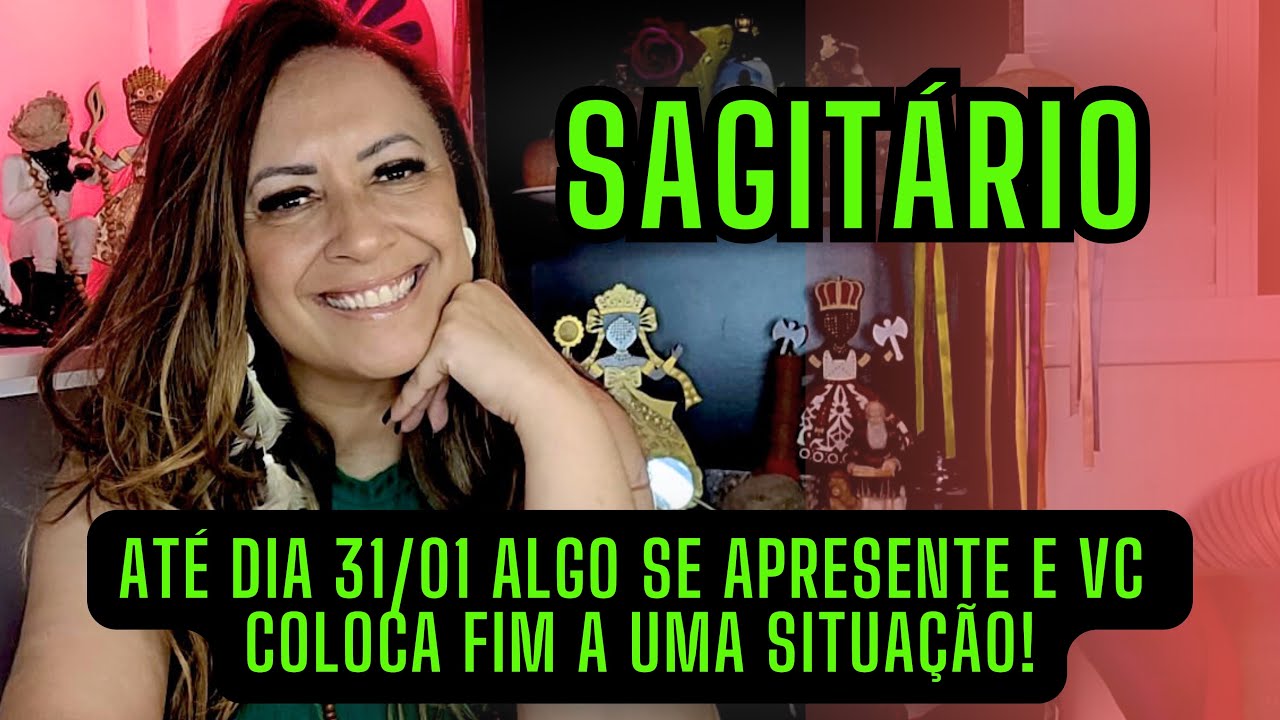 SAGITÁRIO ♐️ ATÉ DIA 31/01 ALGO MUITO IMPORTANTE SE APRESENTA E CPLICA FIM A UMA SITUAÇÃO!