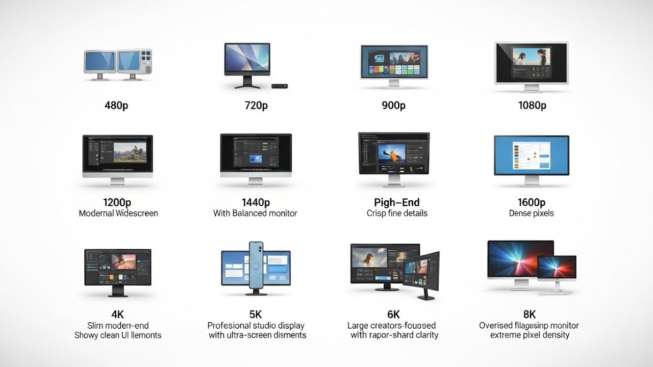 Every Monitor Screen Resolution Explained in 10 Minutes