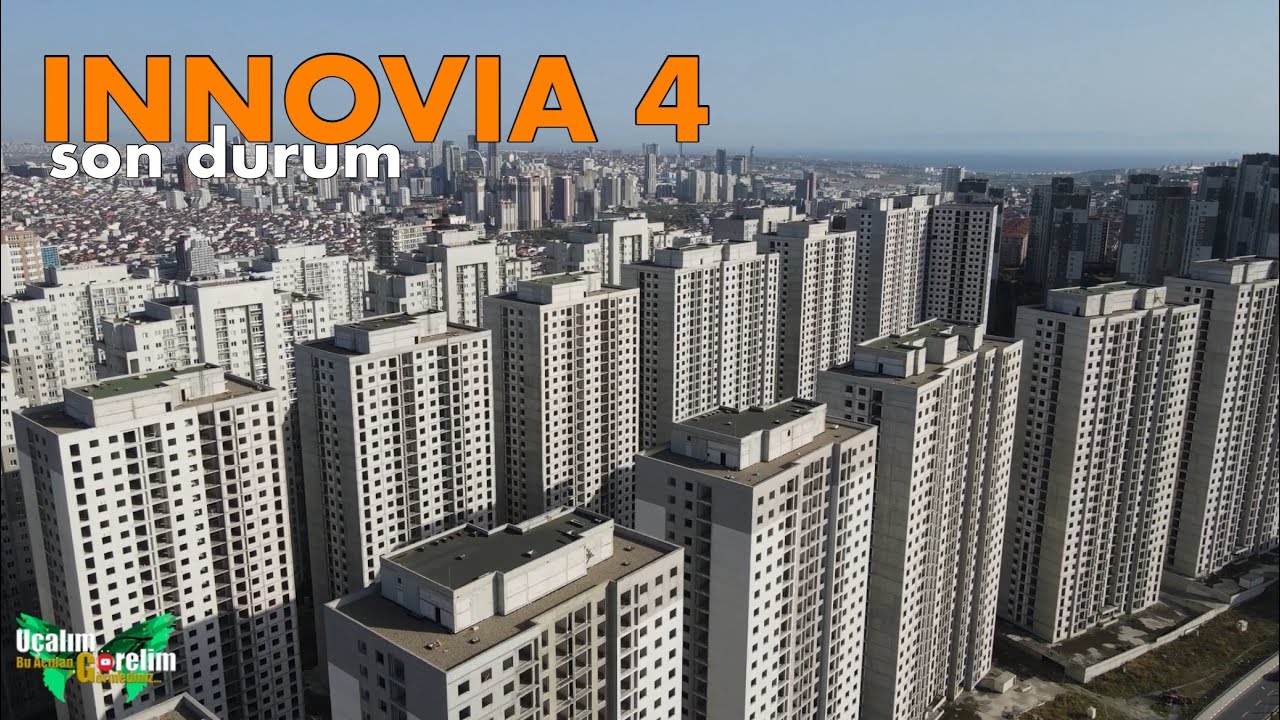 İnnovia 4 Hayalet şehir (yeni çekim Ekim 2023) Esenyurt Havadan 360 derece