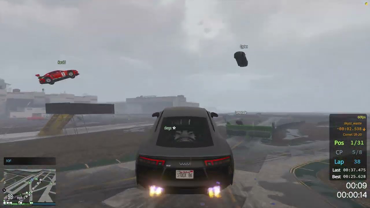 GTA FiveM - 20 Minutes of Random Class | Hot Wheels Jumps #12