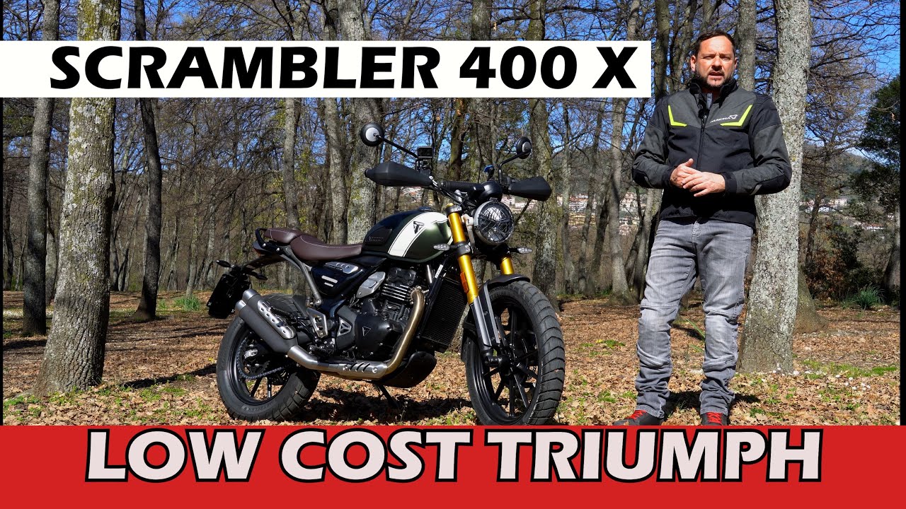 TRIUMPH SCRAMBLER 400 X PROVA COMPLETA