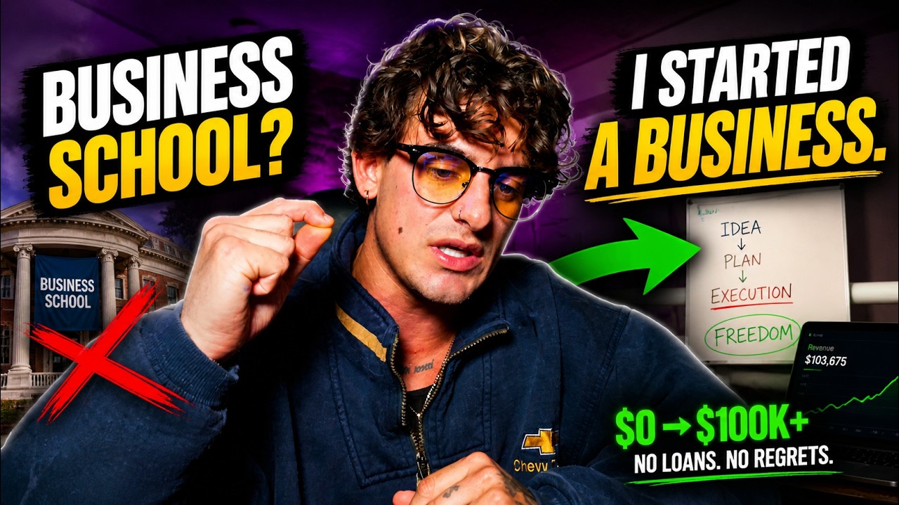 Instead Of Going to Business School I Started a Business.