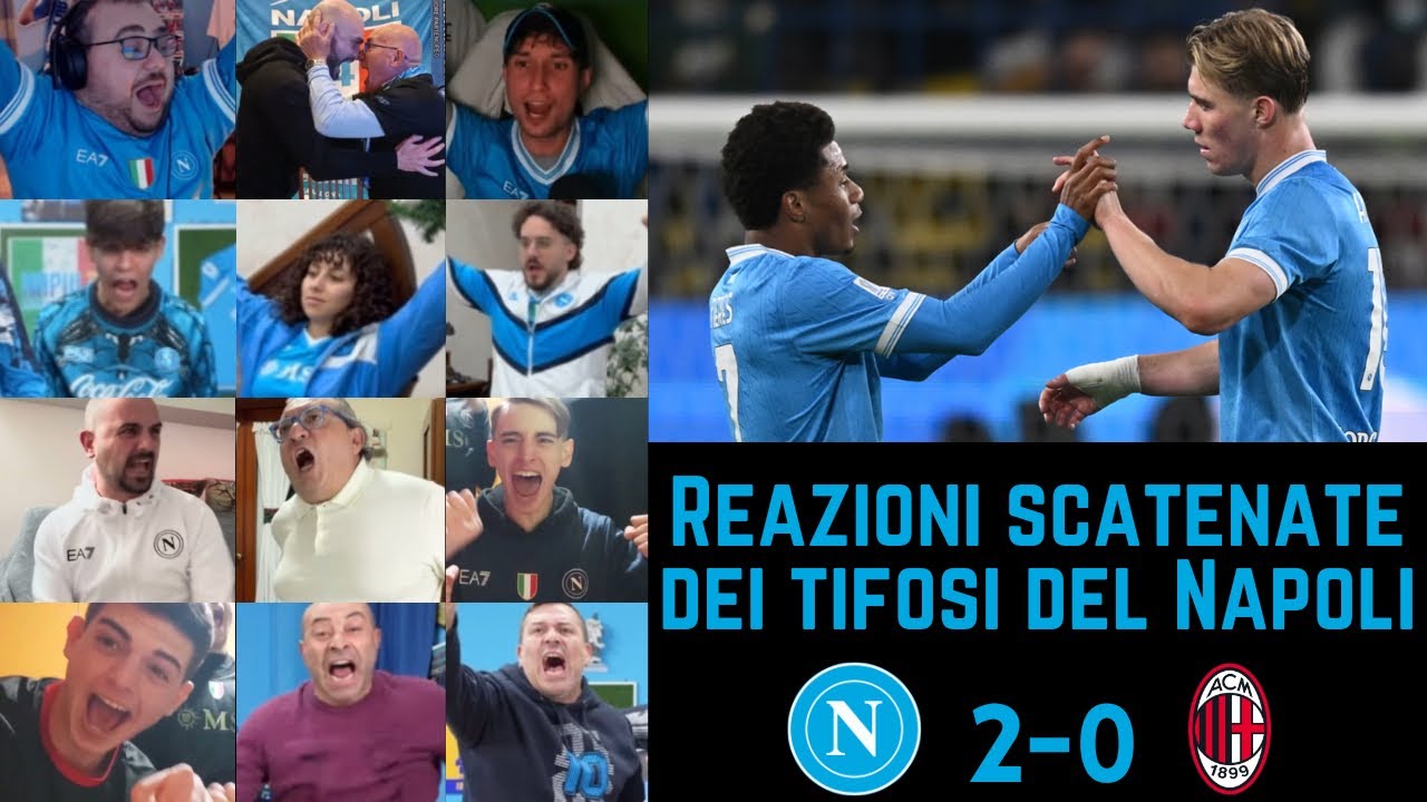 Tifosi del Napoli scatenati dopo NAPOLI 2-0 MILAN | Semifinale Supercoppa Italia