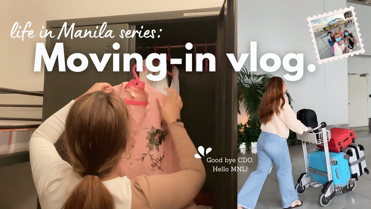 manila diaries 🎀 moving in, dorm at UBELT, living in manila, organizing, dorm tour, grocery haul