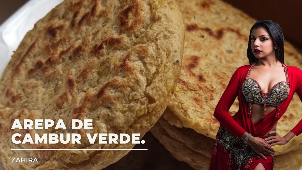 Arepas saludables. Arepas de cambur (banana) verde.