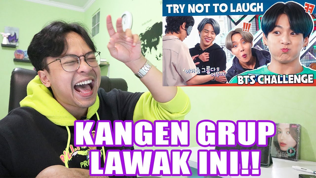 OBAT RINDU NONTON BTS!! BTS Try Not To Laugh Challenge!! #TNTL