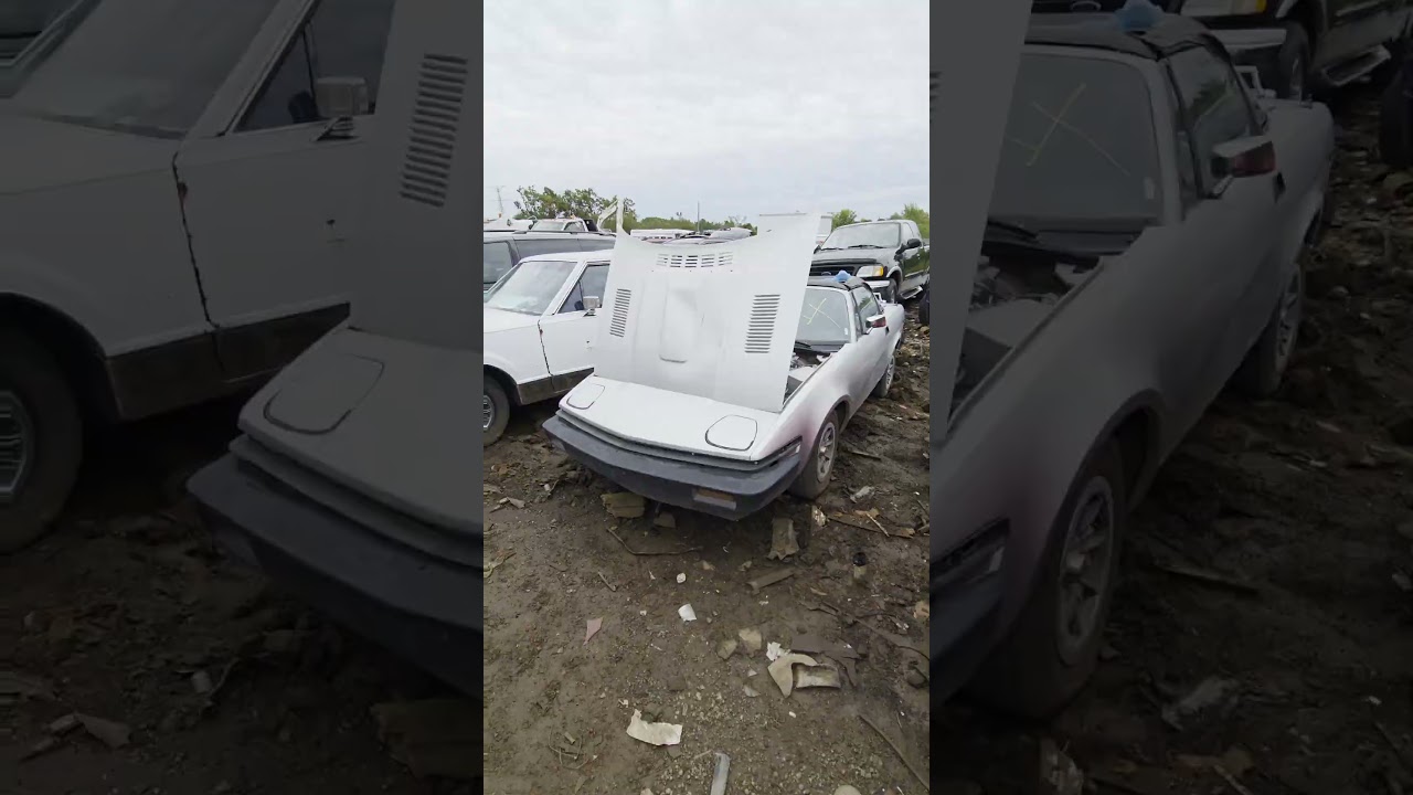 A Triumph TR7 at the end of the line! 