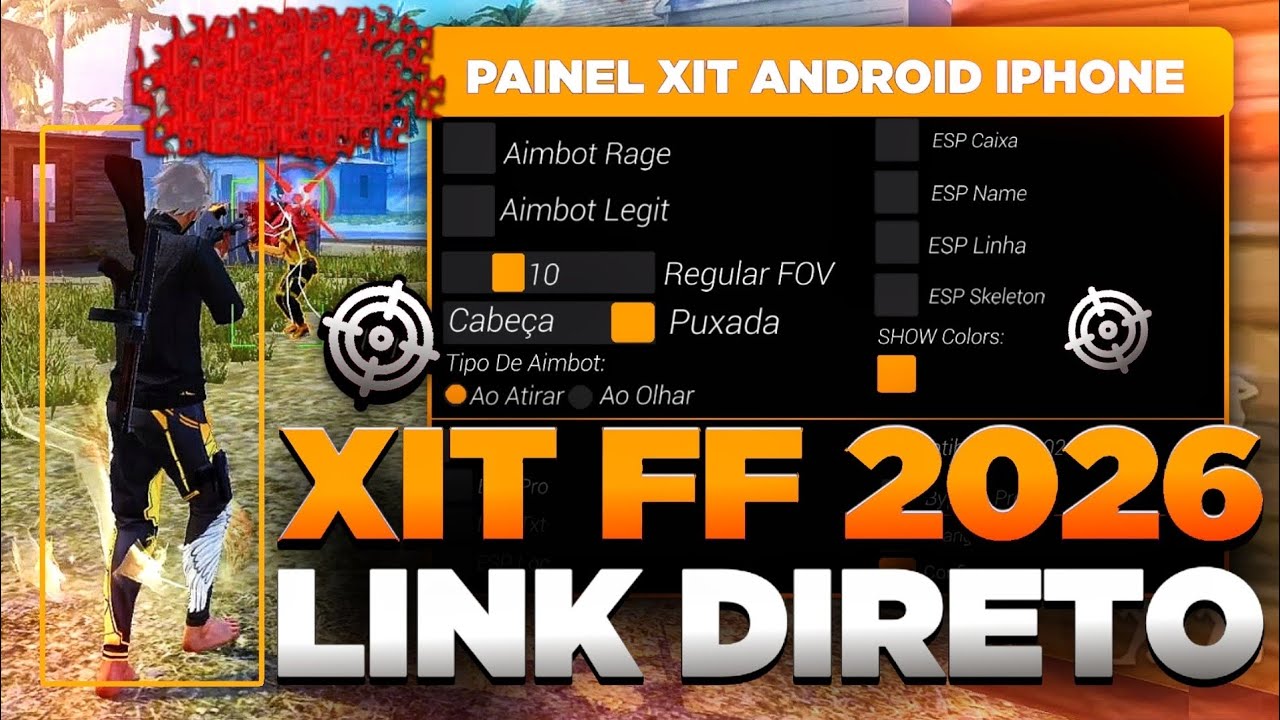 PAINEL🚀🔥XIT REGEDIT MOBILE GRÁTIS PARA FF 2026 + FFH4X PARA ANDROID E IPHONE XIT PARA MOBILE FF
