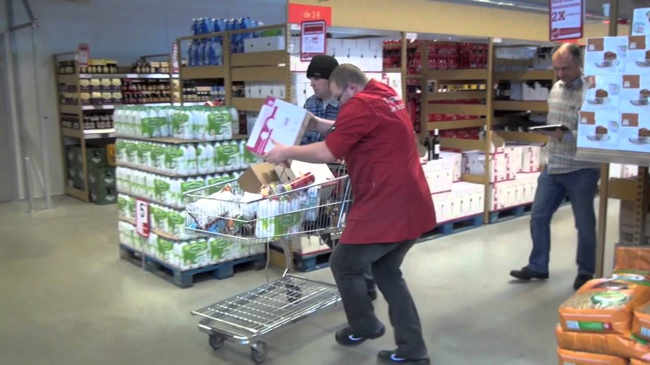 Red Market Gosselies: 1 minute de courses gratis
