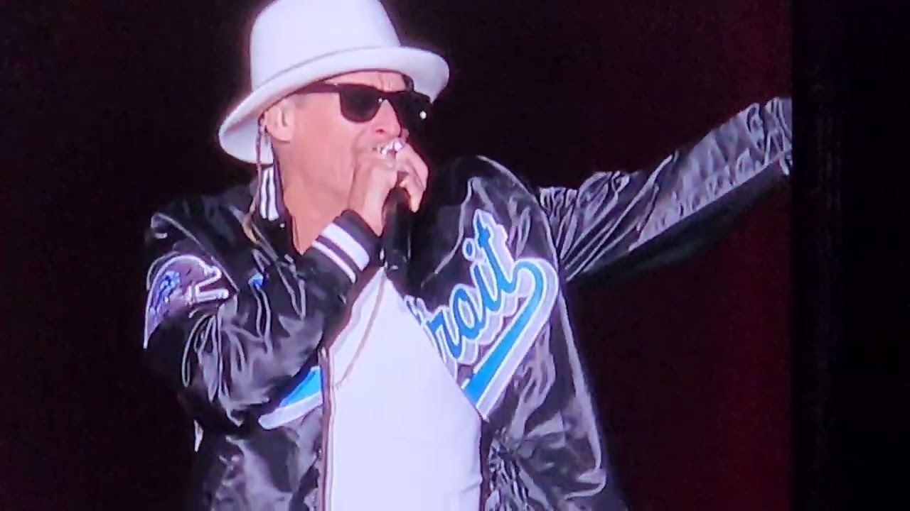 Donald Trump introduces Kid Rock at Rock the Country in Greenback Tennessee 2025