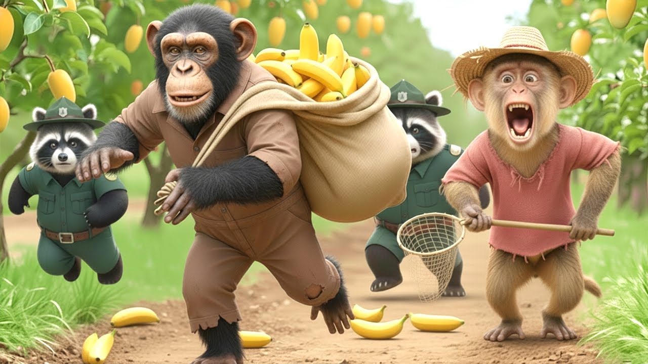 Banana Theft Chaos at Monkey Banana’s Farm! 🍌🚜 | Monkey Banana