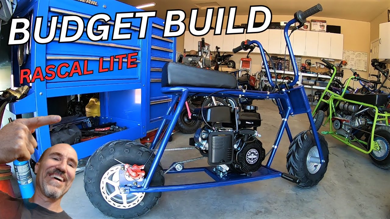When you build a Rascal Lite minibike from GoPowerSports