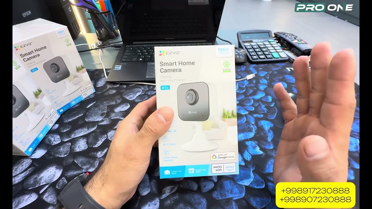 Kuzatuv kamerasi: EZVIZ H1C — uy/ofis uchun zo‘r “mini kamera”| Uy uchun Wi-Fi kuzatuv kamerasi 