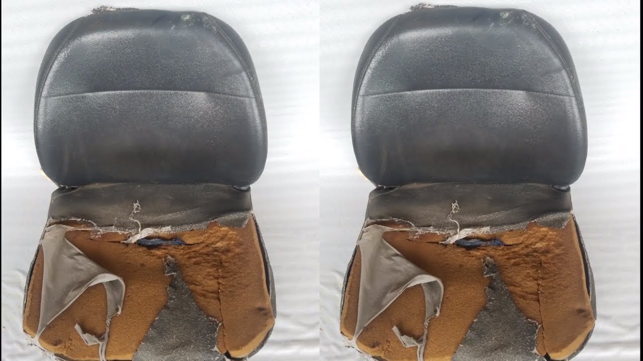 Upholstery for beginners.  how to upholster Semi truck seat.