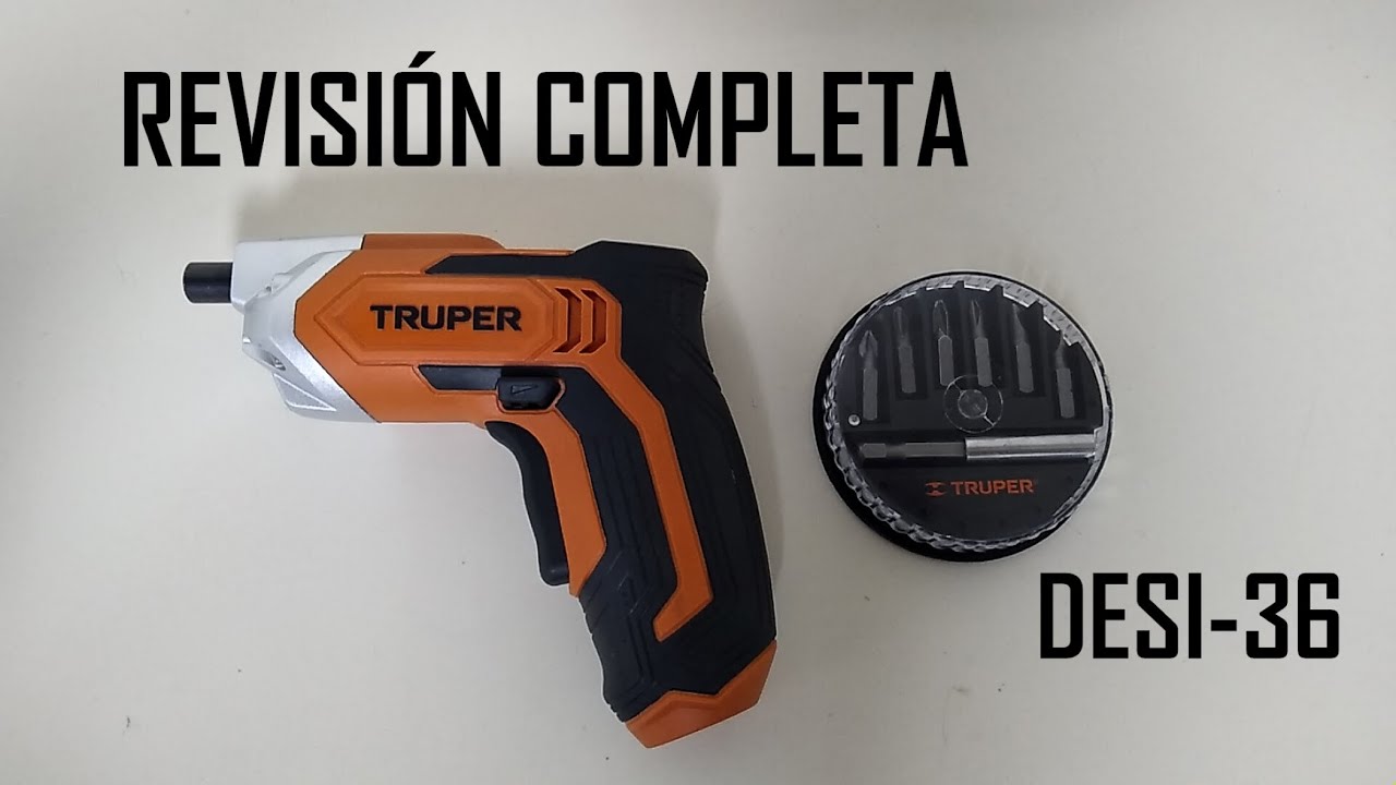 DESTORNILLADOR INALÁMBRICO | TRUPER | DESI-36