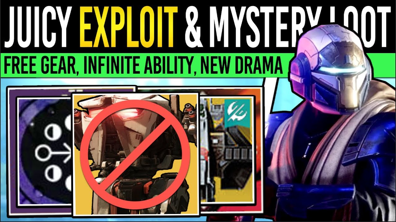 Destiny 2: INSANE NEW EXPLOIT & BROKEN LOOT! Hidden EXOTIC, Free Drops, Player Count, Hacker Drama