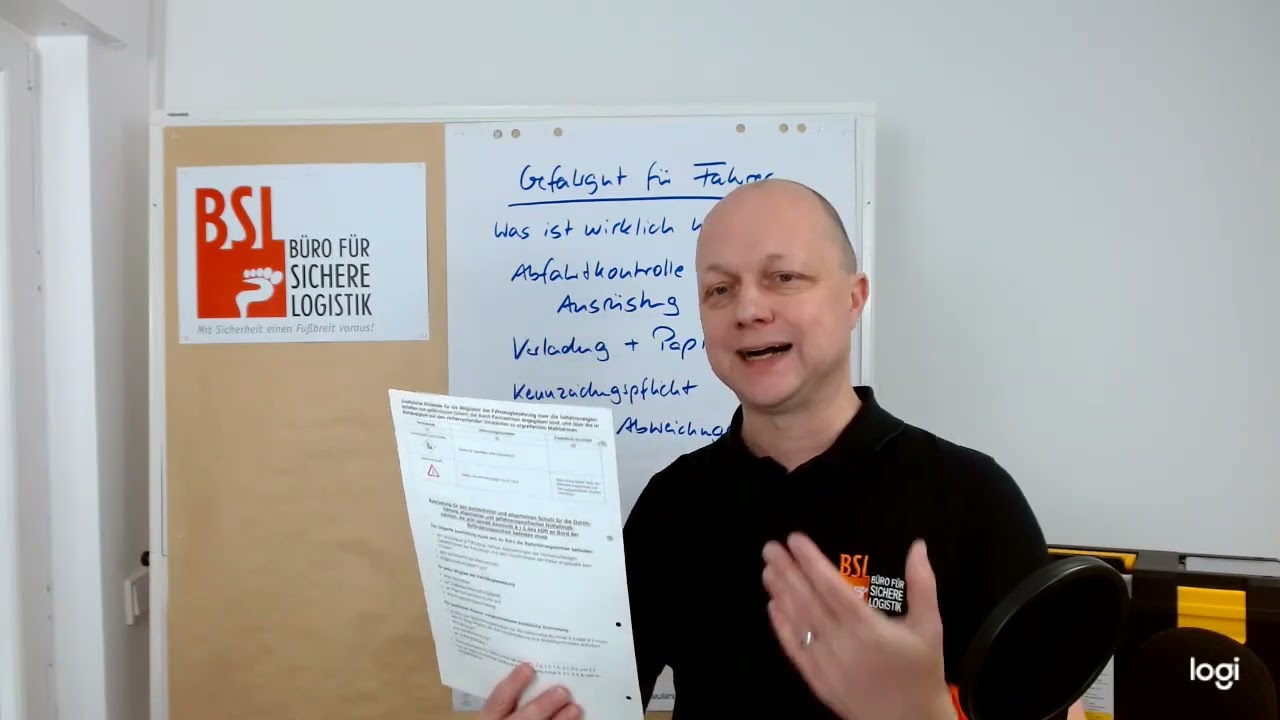 Gefahrgut für Fahrer im Stückgut