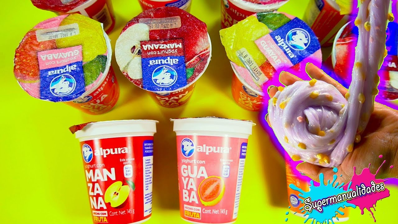 NO elijas el Yogurt incorrecto para hacer Slime - Supermanualidades