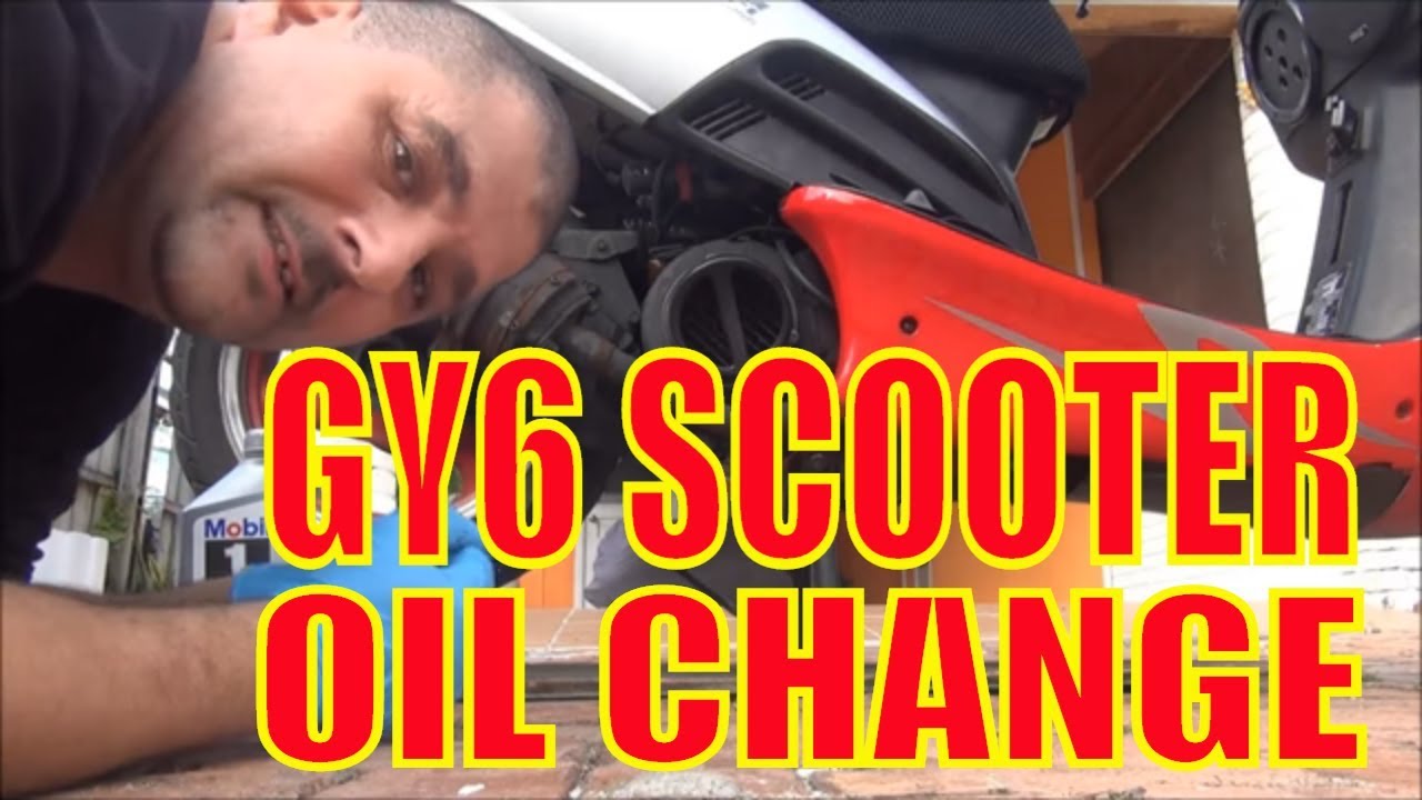 How to change oil on a 150cc Gy6 scooter