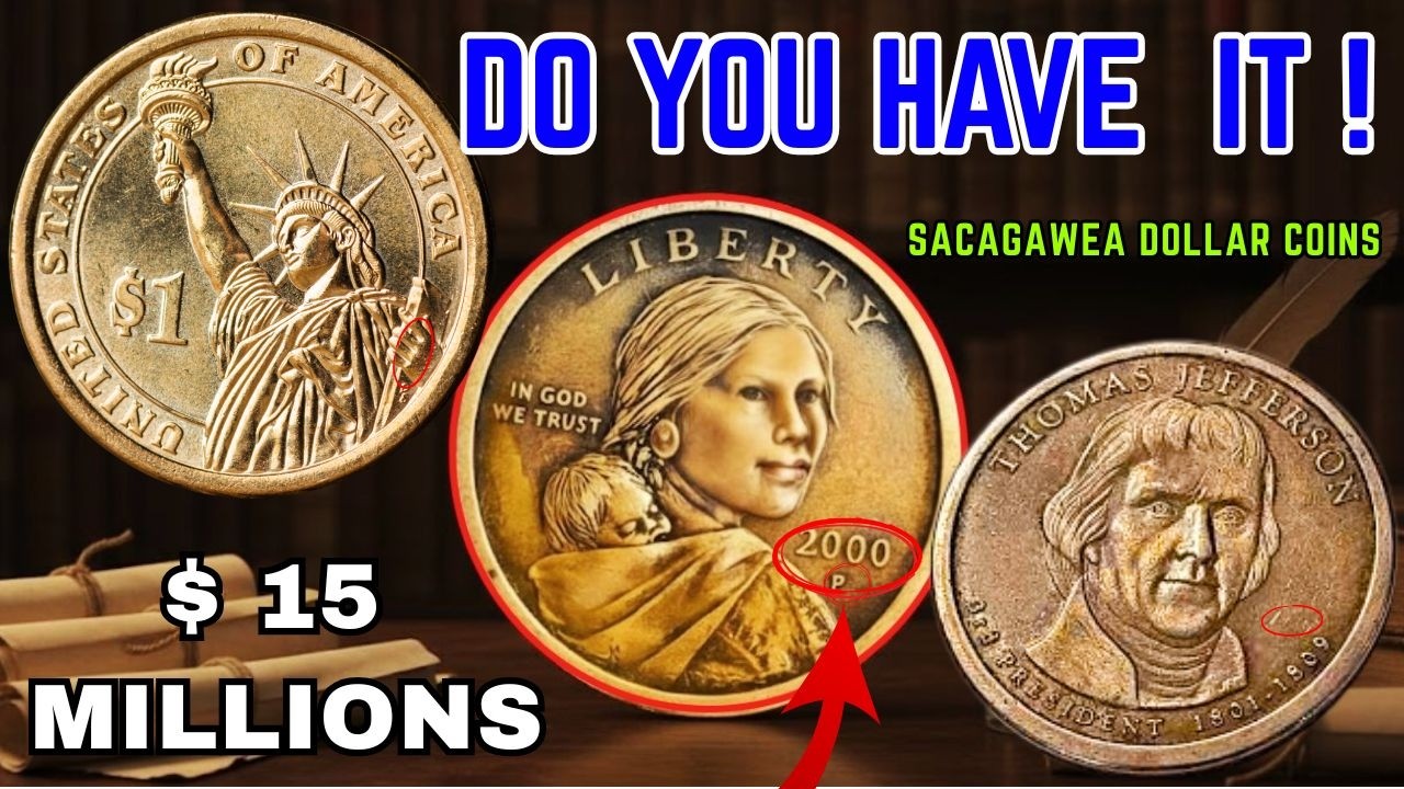 7 RARE SACAGAWEA DOLLARS THAT COULD MAKE YOU RICH – CHECK YOUR CHANGE NOW!