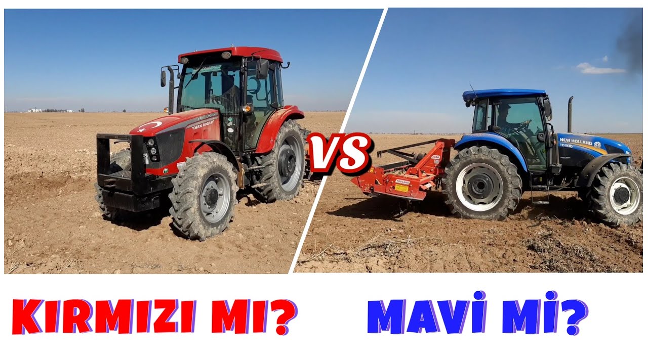 Dik ve Yatay Rotovatör ile Mısır Tarlası Hazırlığı | TÜMOSAN 8105 | NEWHOLLAND TD110