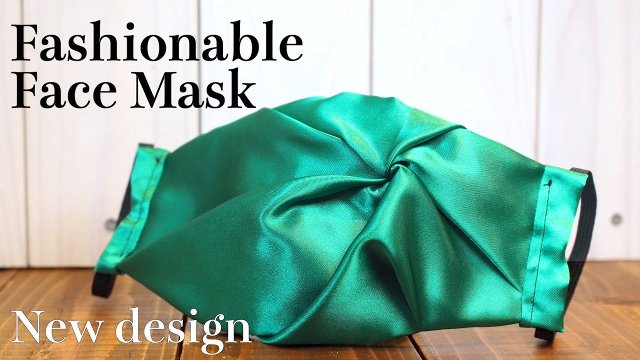 For Wedding - Fashionable Face Mask Sewing Tutorial｜Drape Pattern