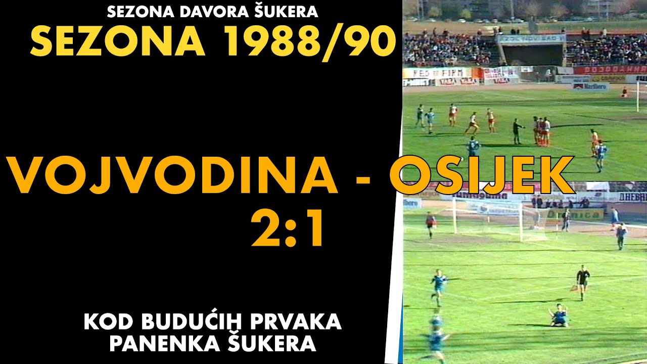 Vojvodina - Osijek 2:1 1988/89.