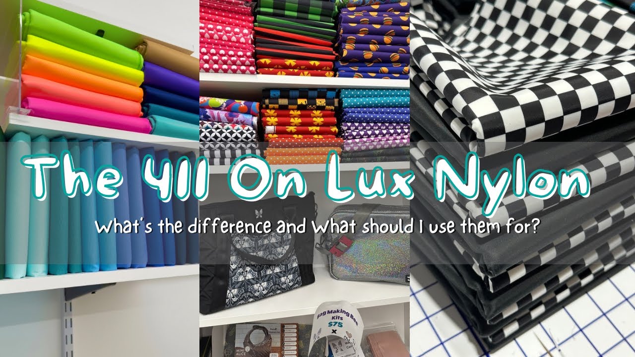 My most requested video! What&rsquo;s the difference between all the Nylon Bag Making Bases?!