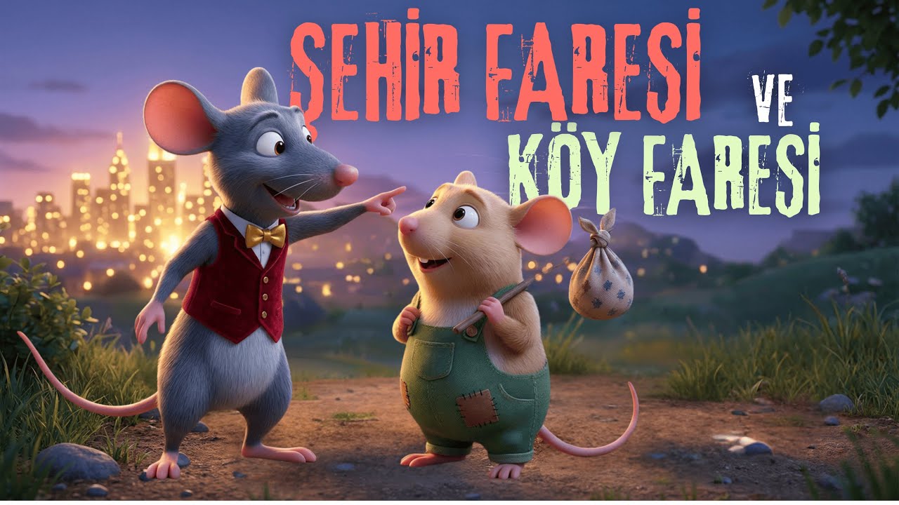 🐹 Şehir Faresi ve 🐭 Köy Faresi 🐾 I İncili Masallar