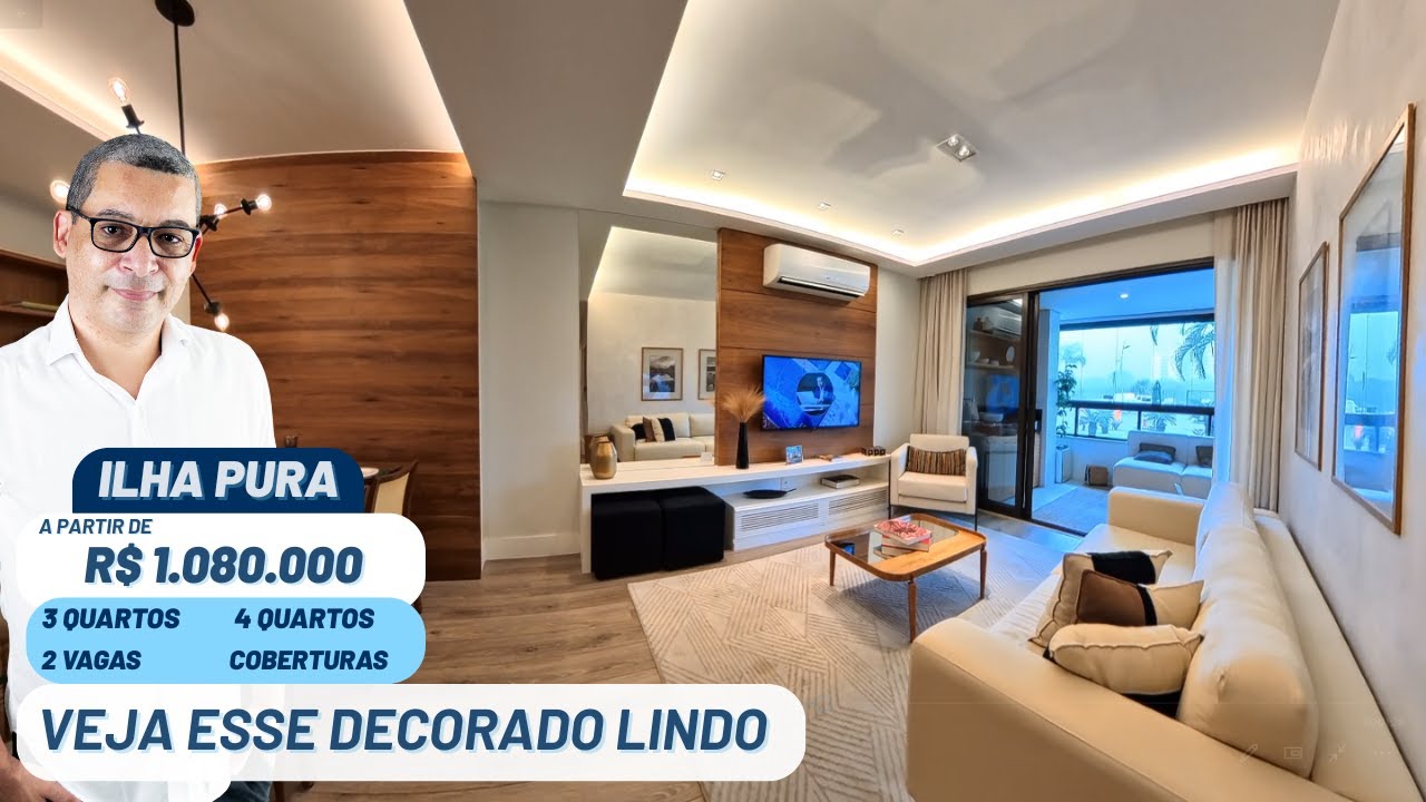 Tour decorado de 4 quartos do condom&iacute;nio Elos - Ilha Pura