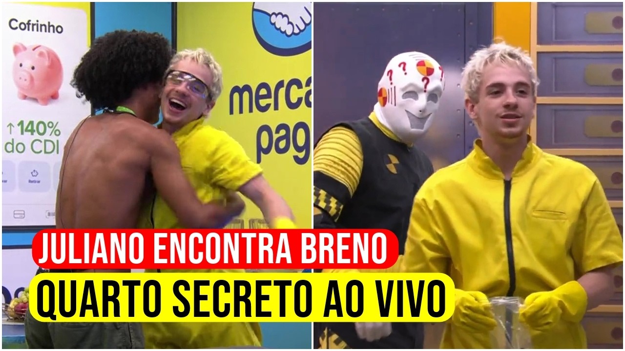 🔴Breno e Juliano Quarto Secreto BBB 26 AO VIVO Mercado Pago! 🔥