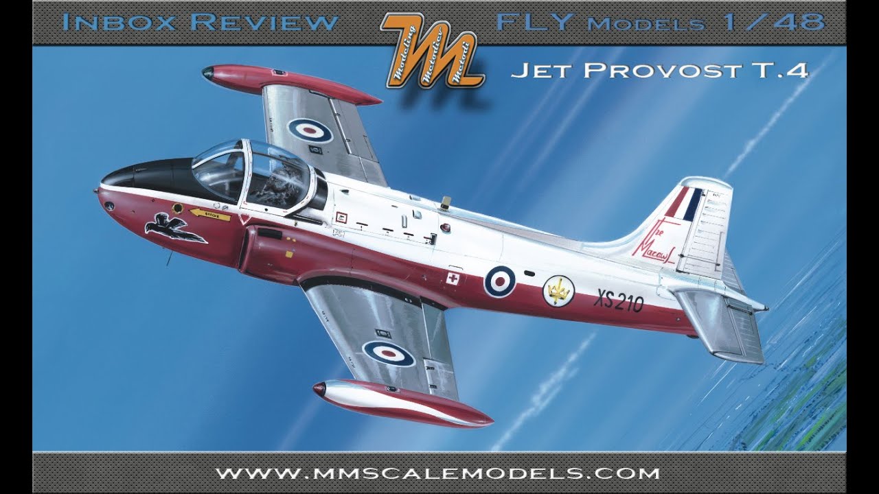 BAC Jet Provost T.4 1/48 Fly - inbox review