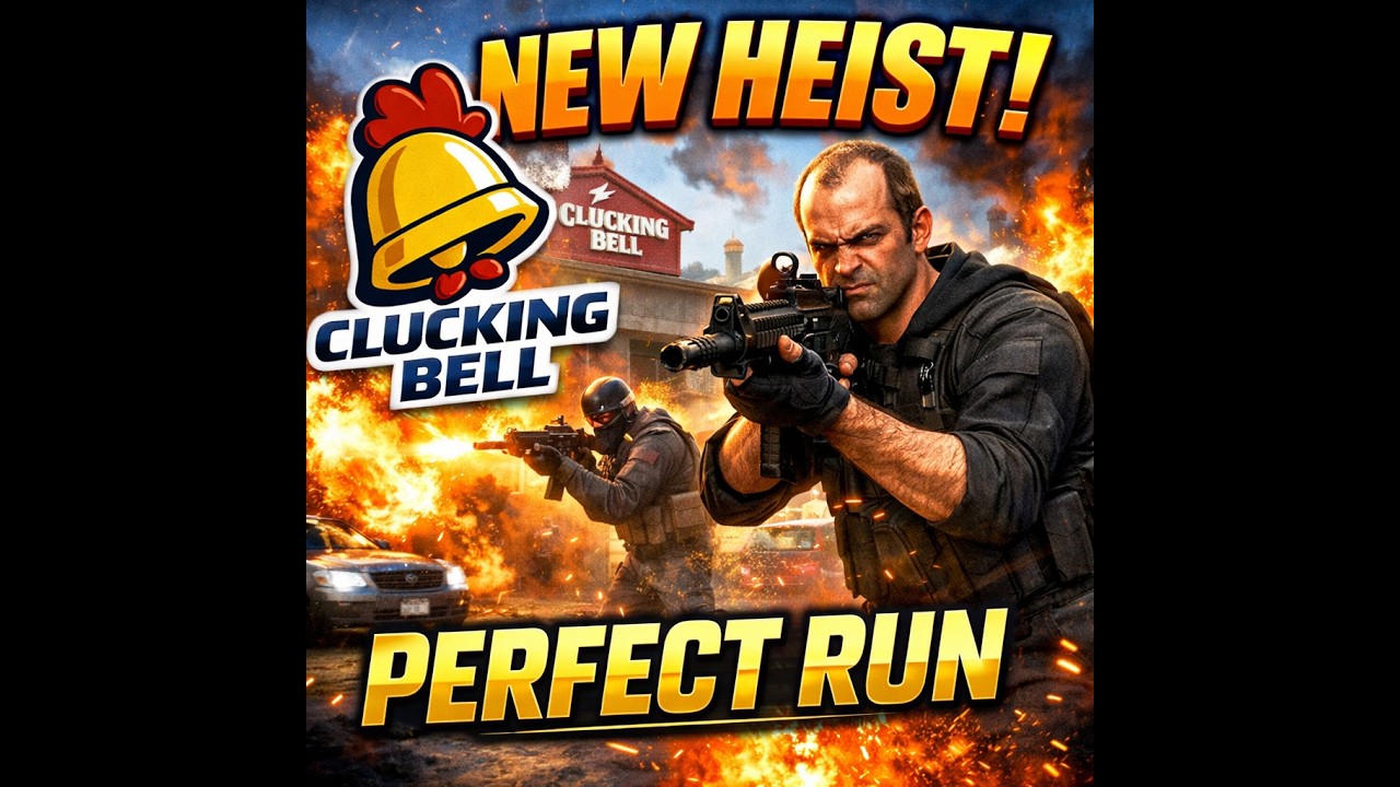 GTA 5  || Easiest way to complete Clucking Bell Heist under 45 Minutes