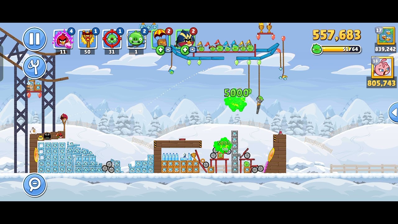 LEVEL 2 TOURNAMENT1693 NO POWER THREE STAR ANGFRIENDSRY BIRDS