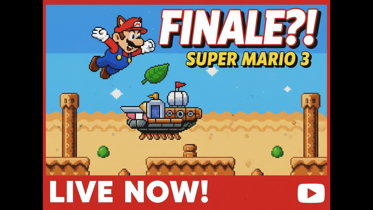 Super Mario Bros 3 LIVE 🔥 Final Worlds & Possible Ending! | NES Playthrough