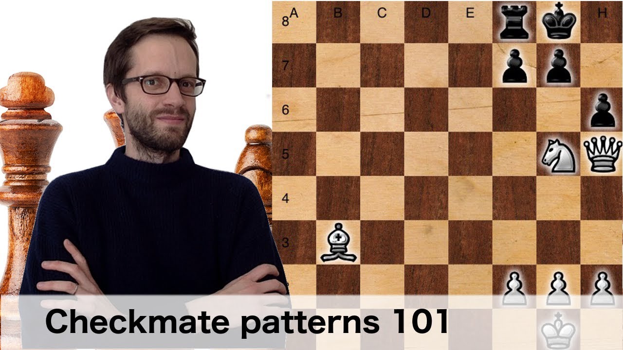 The most important mating patterns explained, Greco's mate, Damiano's mate and smothered mate !