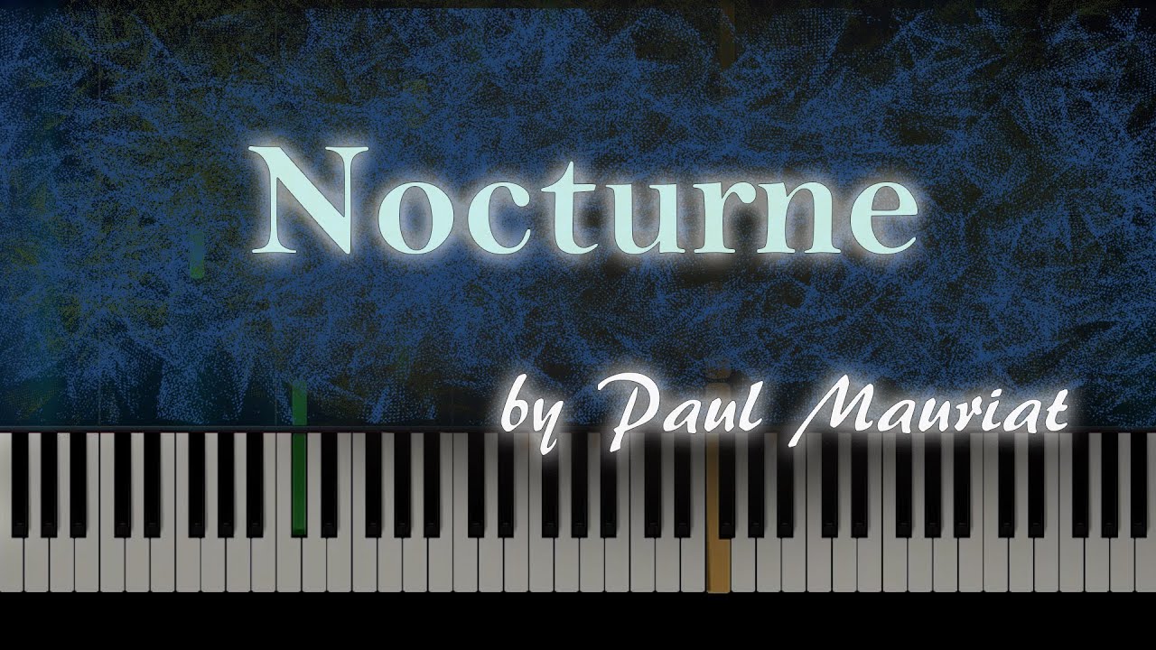 Paul Mauriat  - Nocturne - Piano Tutorial