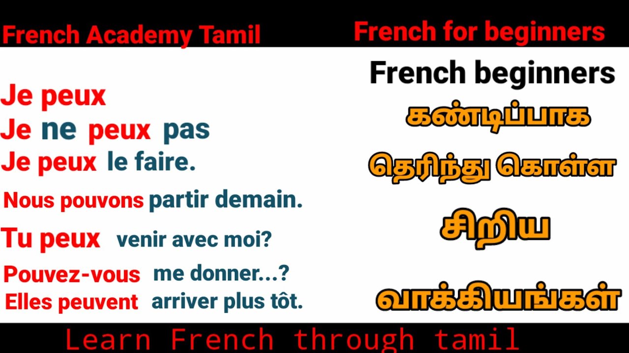 How to use le verbe 