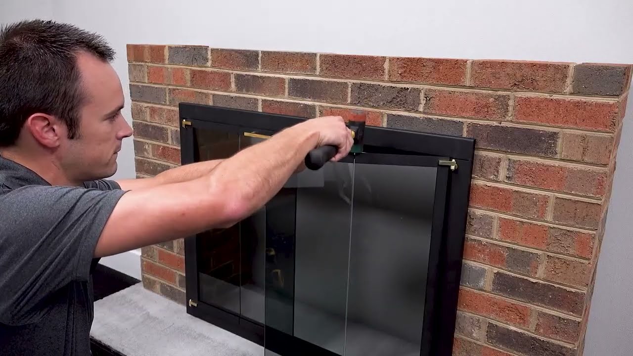 Masonry Fireplace Doors - Measurement & Installation Guide (Universal Mounting Brackets)