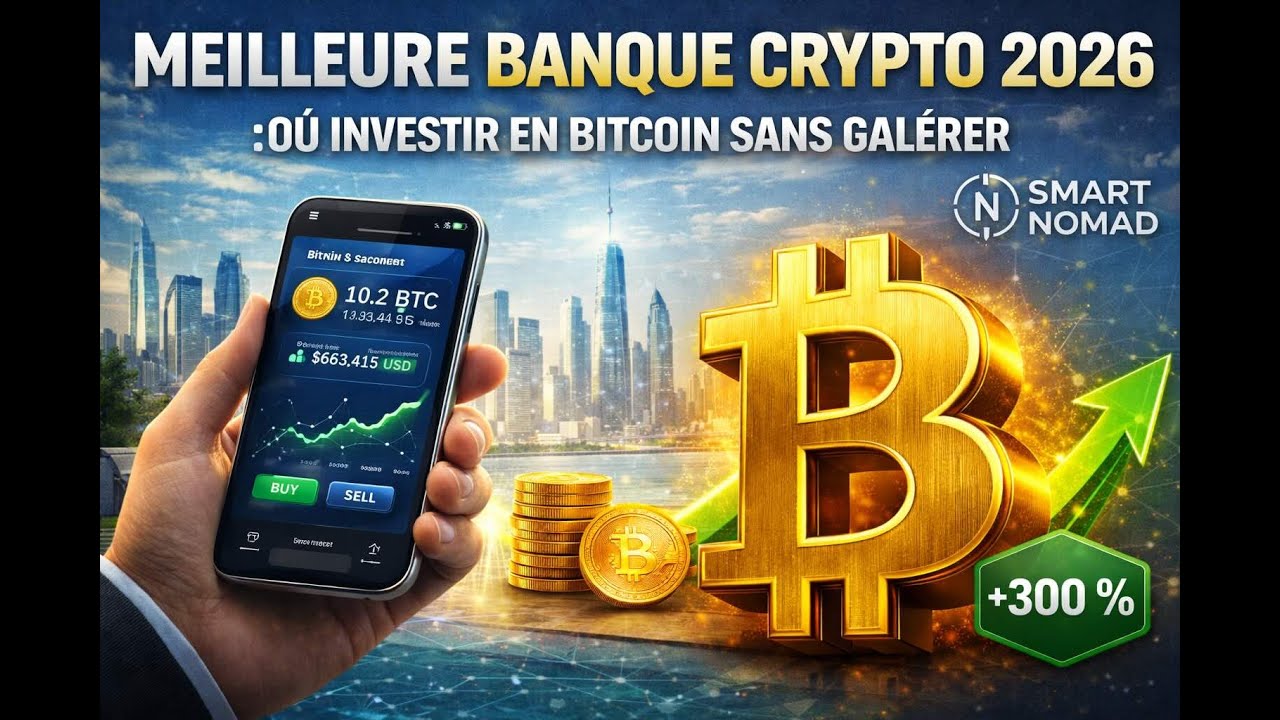 Meilleure banque crypto 2026 : où investir en Bitcoin sans galérer