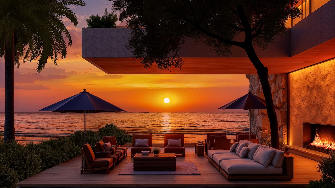 Peaceful Jazz with Relaxing Ocean Waves –The Perfect Atmosphere to Uplift Your Spirit with Soft Jazz