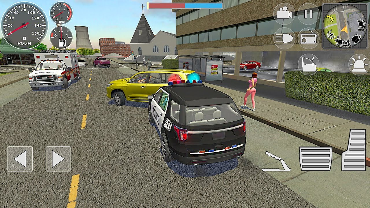 Police Cop Simulator. Gang War Gameplay
