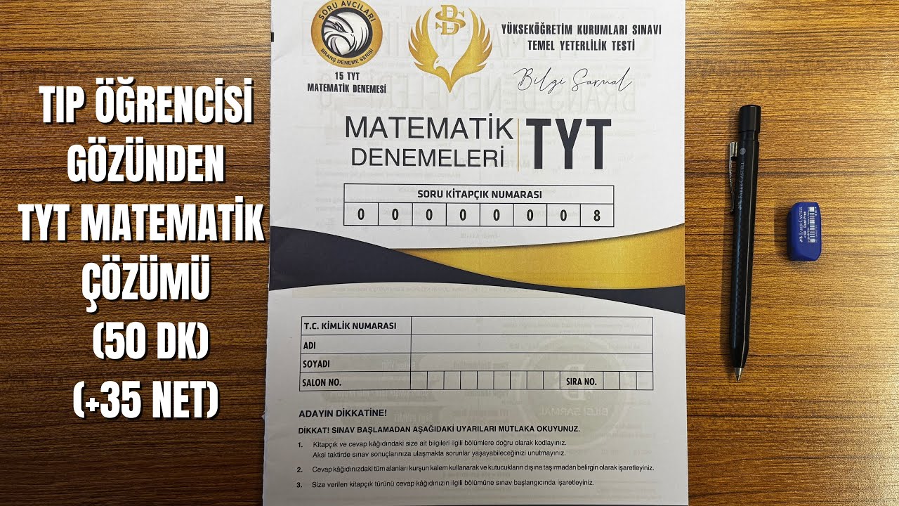 50 DAKİKADA TYT MATEMATİK ÇÖZMEK +35 NET | TURLAMA TEKNİĞİ VE TAKTİKLERLE